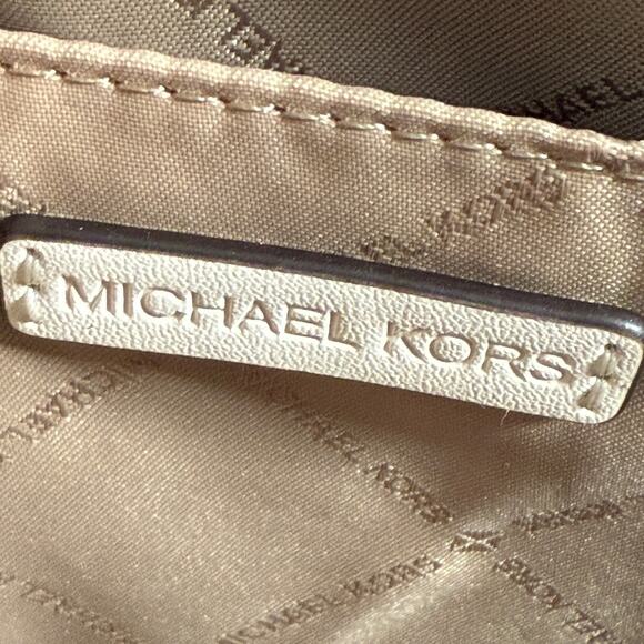 Michael Kors Jet Set Large Leopard Print Calf Hair East West Chain Crossbody Bag - Picture 5 of 8